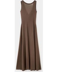 Mango Halter Dress With Crossed Back in Black | Lyst