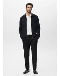 Mango - Jogger Trousers With Elastic Waist - Lyst