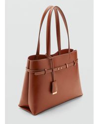 Mango - Charm-Shopper-Bag - Lyst