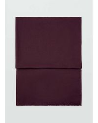 Mango - Frayed Edge Scarf - Lyst