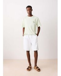 MANGO TEEN - Linen Cotton Bermuda Shorts - Lyst