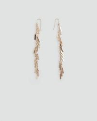 MANGO TEEN - Long Star Earrings - Lyst