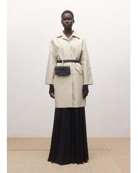 Mango - 100% Cotton Trench With Pockets - Lyst