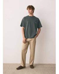 MANGO TEEN - 100% Cotton Embroidered T-Shirt - Lyst