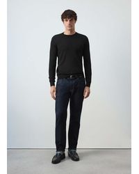Mango - 100% Merino Wool Fine-Knit Jumper - Lyst