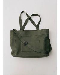 Mango - Cotton Tote Bag With Pockets - Lyst