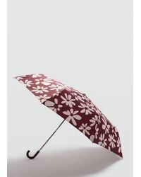 Mango - Flower Print Umbrella - Lyst