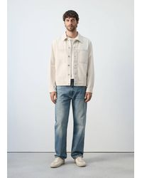 Mango - 100% Cotton Denim Jacket With Pockets - Lyst