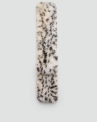 Mango - Faux-Fur Scarf - Lyst