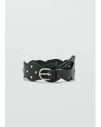 MANGO TEEN - Wide Studded Belt - Lyst