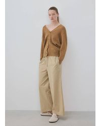 Mango - V-Neck Knitted Cardigan - Lyst