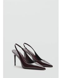 Mango - Patent Leather Heel Shoes - Lyst