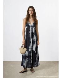 MANGO TEEN - Long Tie-Dye Dress - Lyst
