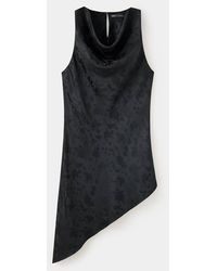 Mango - Asymmetric Jacquard Top - Lyst