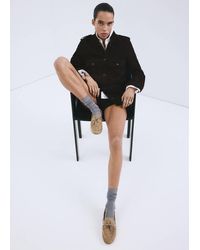 Mango - Suede Driving Shoes - Lyst