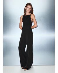 Mango - Long Suit-Style Jumpsuit - Lyst