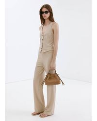 Mango - Halter-Neck Gilet With Buttons - Lyst