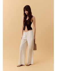 MANGO TEEN - Fluid Trousers With Studs - Lyst