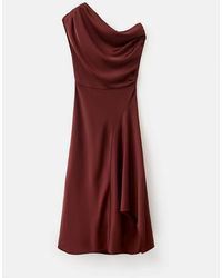 green emerald velvet dress Flared dress in combined fabric main image 0