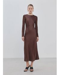 Mango - Long Flared Dress - Lyst