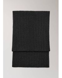 Mango - Ribbed Cashmere Scarf - Lyst