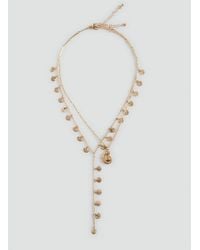 MANGO TEEN - Mixed Double Necklace - Lyst