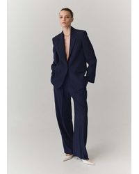 Mango - Straight Jacket With Flap Pockets - Lyst