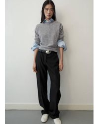 Mango - 100% Brushed Wool Jumper - Lyst