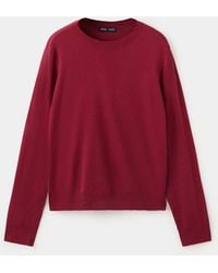 Mango - Fine-Knit Crew-Neck Sweater - Lyst