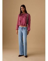 MANGO TEEN - Low-Waist Straight-Leg Jeans - Lyst