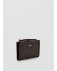 Mango - Small Textured Purse - Lyst