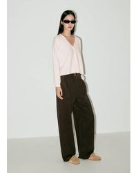 Mango - V-Neck Buttoned Cardigan - Lyst