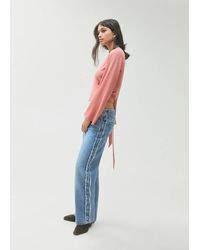 MANGO TEEN - Double-Breasted Blouse With Bow - Lyst