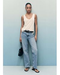 Mango - Matilda High-Rise Straight Jeans - Lyst