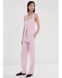 Mango - Linen Suit Waistcoat - Lyst