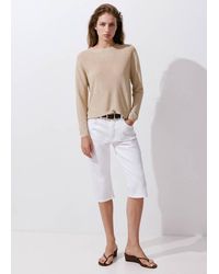 Mango - Lurex Knitted Sweater - Lyst