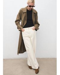 Mango - Suede Block-Heel Boots - Lyst