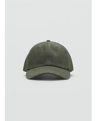 Mango - Plain Cotton Cap - Lyst