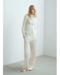 Mango - Feinstrick-Cardigan Mit Rippmuster - Lyst