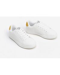mango white trainers