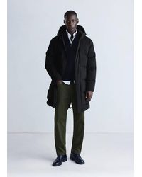 Mango - Padded Anorak Filled With Down, Water-Repellent - Lyst