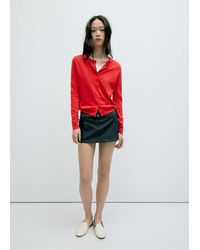 Mango - Knitted Button Cardigan - Lyst