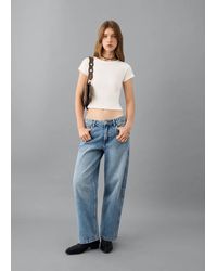MANGO TEEN - Knitted Short-Sleeve T-Shirt - Lyst