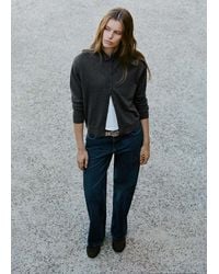 MANGO TEEN - Low-Waisted Straight-Leg Jeans - Lyst