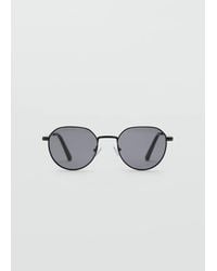 Mango - Runde Metall-Sonnenbrille - Lyst