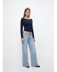 MANGO TEEN - Boat Neck Studded T-Shirt - Lyst