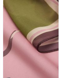 Mango - Halstuch Mit Blumenmuster - Lyst