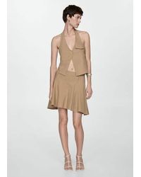Asymmetrical cotton skirt sale