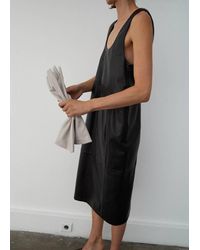 Mango - Leather Long Gloves - Lyst