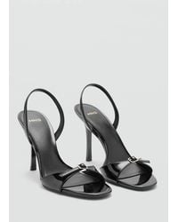 Mango - High-Heeled Sandals With Buckle Straps - Lyst